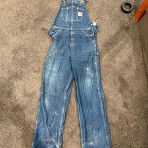 Men's Blue Denim Overalls